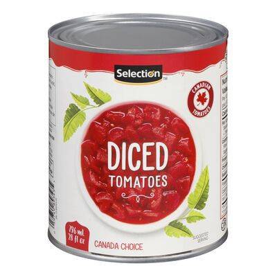 Selection tomates en dés (796 ml) - diced tomatoes (796 ml)