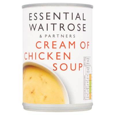 Essential Waitrose & Partners Cream Of Chicken Soup (400g)