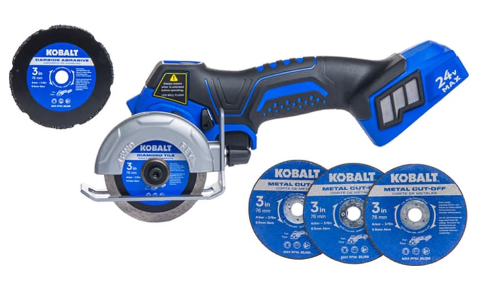 Kobalt 3-in 24-volt Trigger Switch Brushless Cordless Multi-material cutter