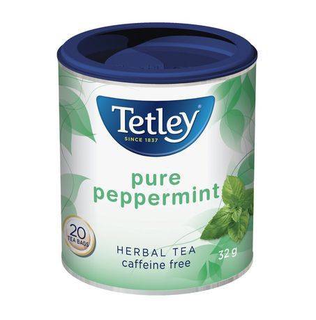 Tetley menthe poivrée pure (20 sachets, 32 g) - pure peppermint herbal tea (20 units)