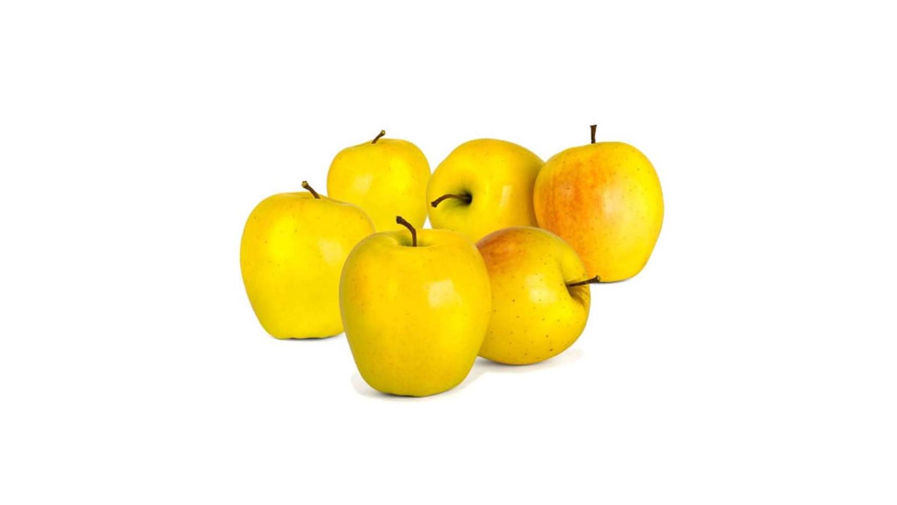 MONOP BIOLOGIQUE Pomme jaune 6 fruits cat II bio barquette de 6 fruits