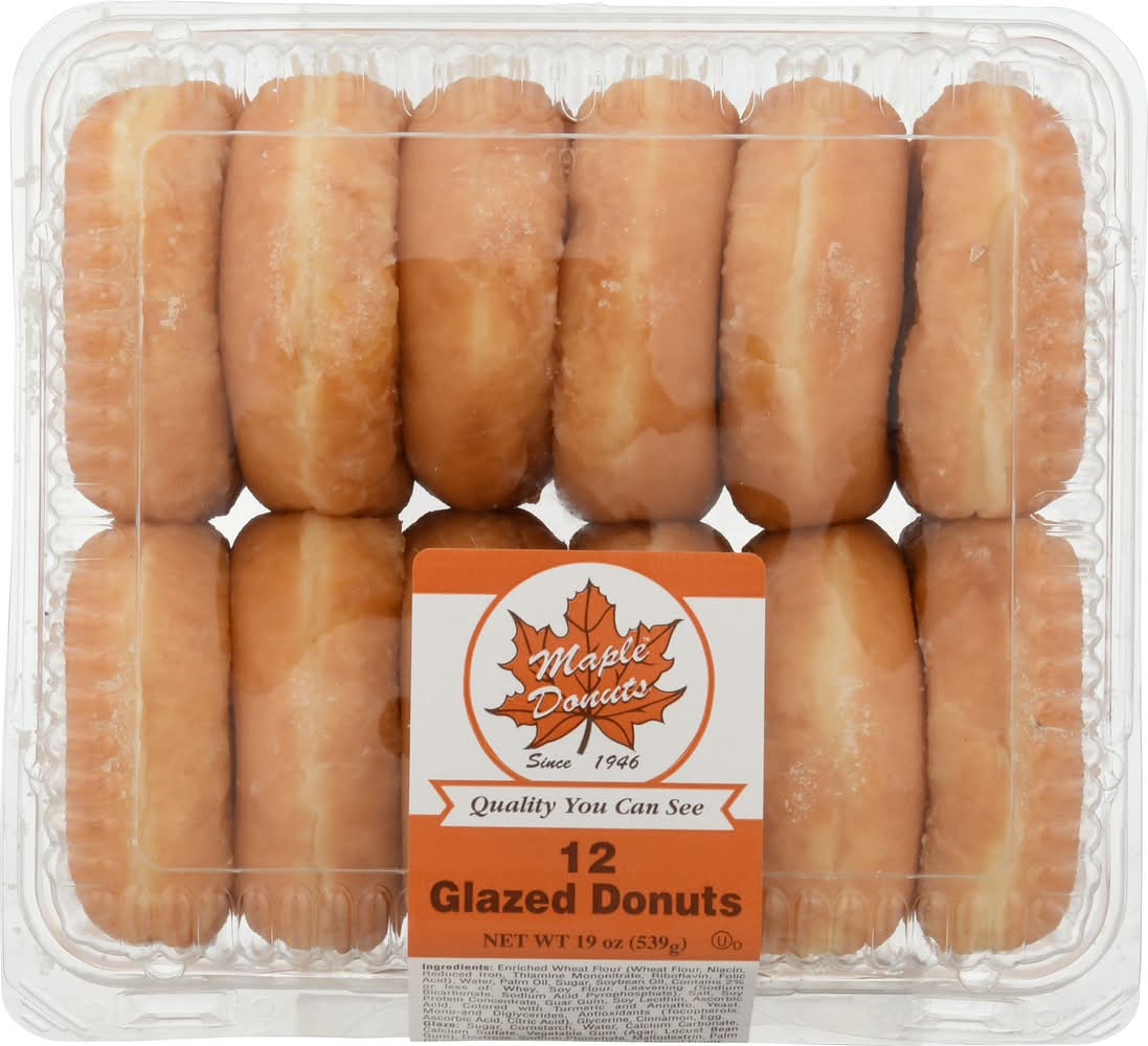 Maple Donuts Glazed Donuts (19 oz, 12 ct)