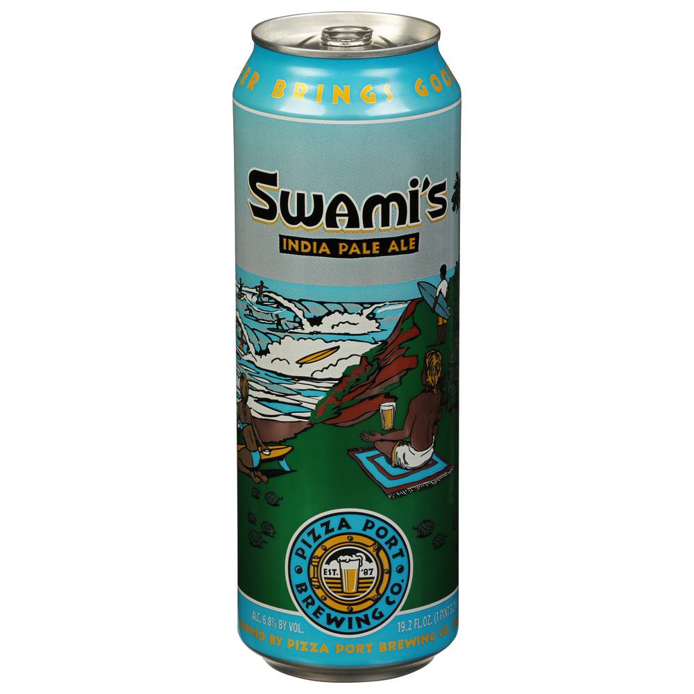 Pizza Port Brewing Company Swami's Ipa (4x 16oz cans)