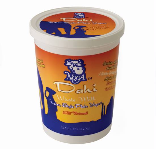 Noga Dahi Indian Style Plain Whole Milk Yogurt (5 lb)