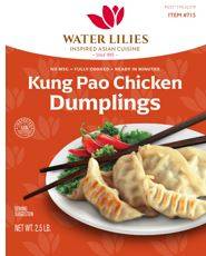Water Lilies - Kung Pao Chicken Dumplings - 2.5 lbs