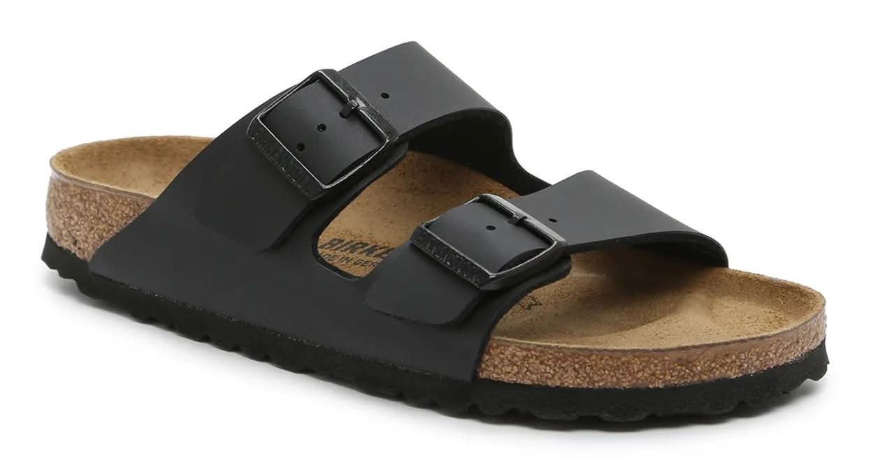 Birkenstock Arizona Slide Sandal - Women's (Black Medium/Narrow - EU 41 / US Women's 10-10.5 / Men's 8-8.5)