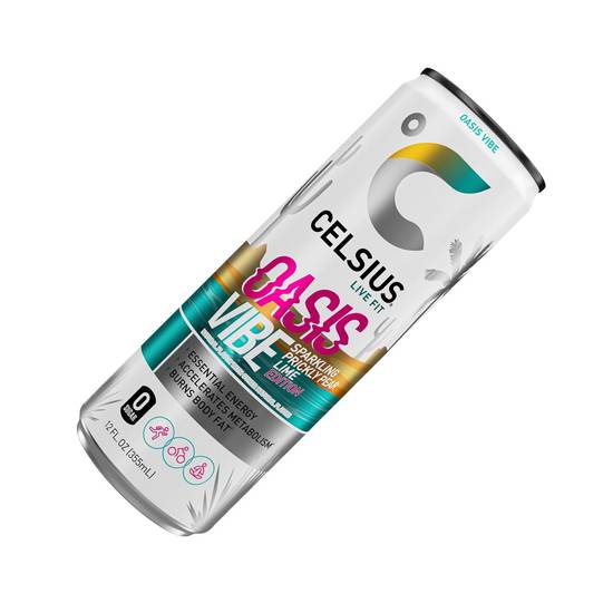 Celsius Oasis Vibe Sparkling Prickly Pear Edition 12oz