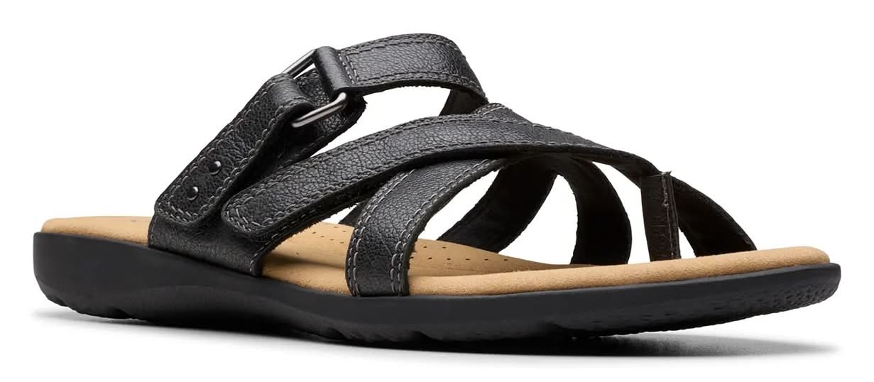 Clarks Elizabelle Bay Sandal (Black Medium - 8)