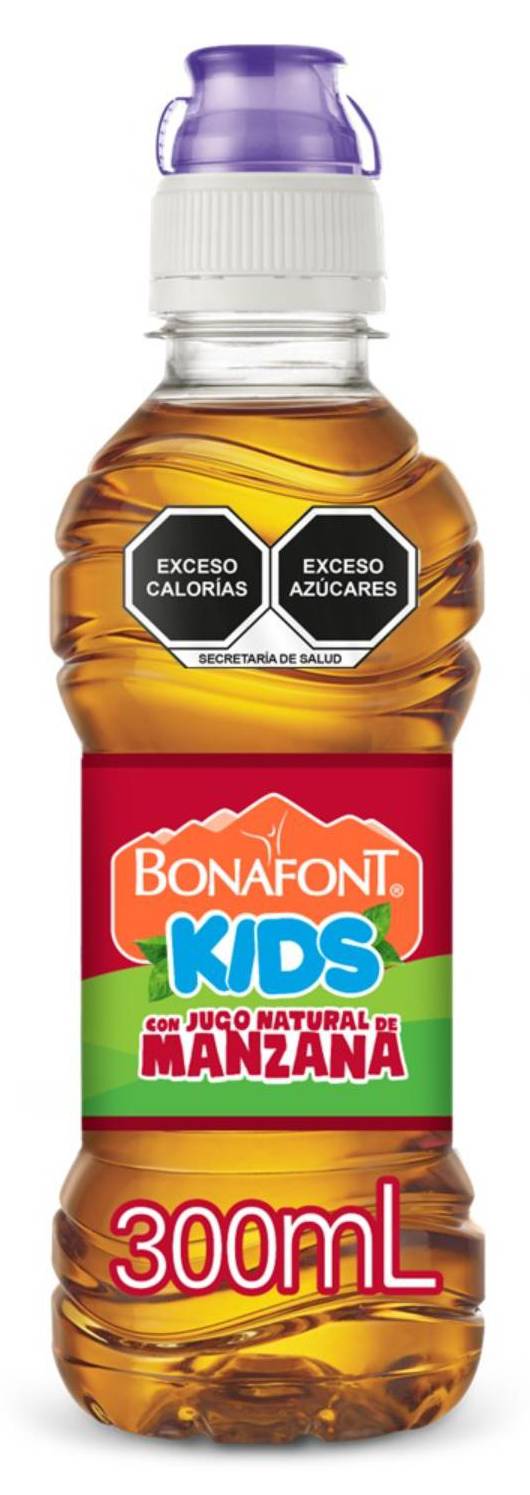 Bonafont · Agua con jugo natural de manzana (300 ml)