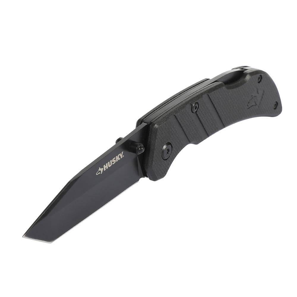 Husky Folding Knife With Nylon Handle, 4 In