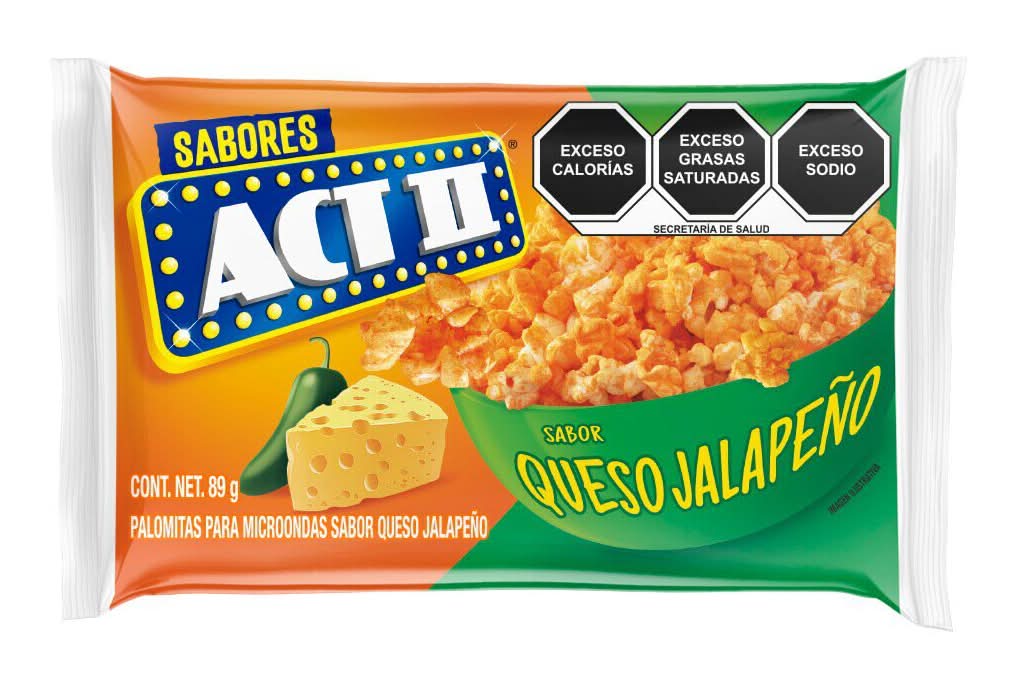 Act II · Palomitas de queso y jalapeño (89 g)