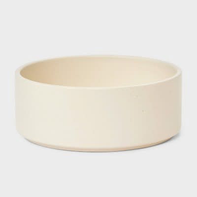 Boots & Barkley Ceramic Dog Bowl 48 fl oz, Cream