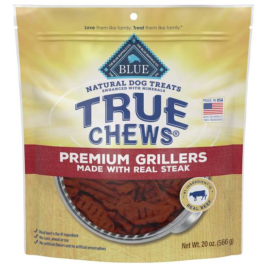 Blue Buffalo True Chews Premium Grillers Natural Dog Treats