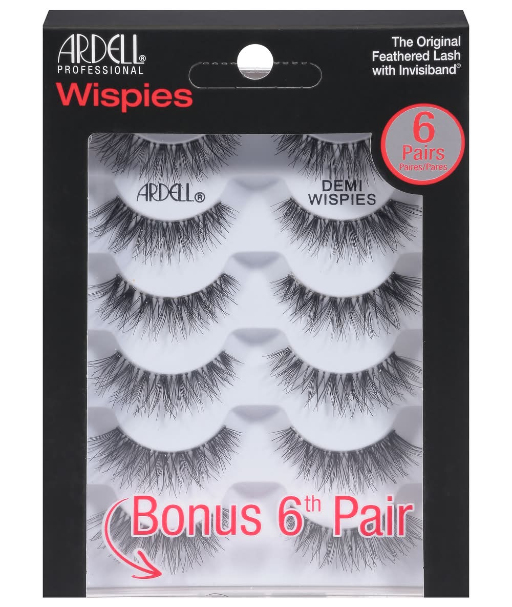 Ardell Professional Wispies Original Feathered Lash With Invisiband (6 ct)