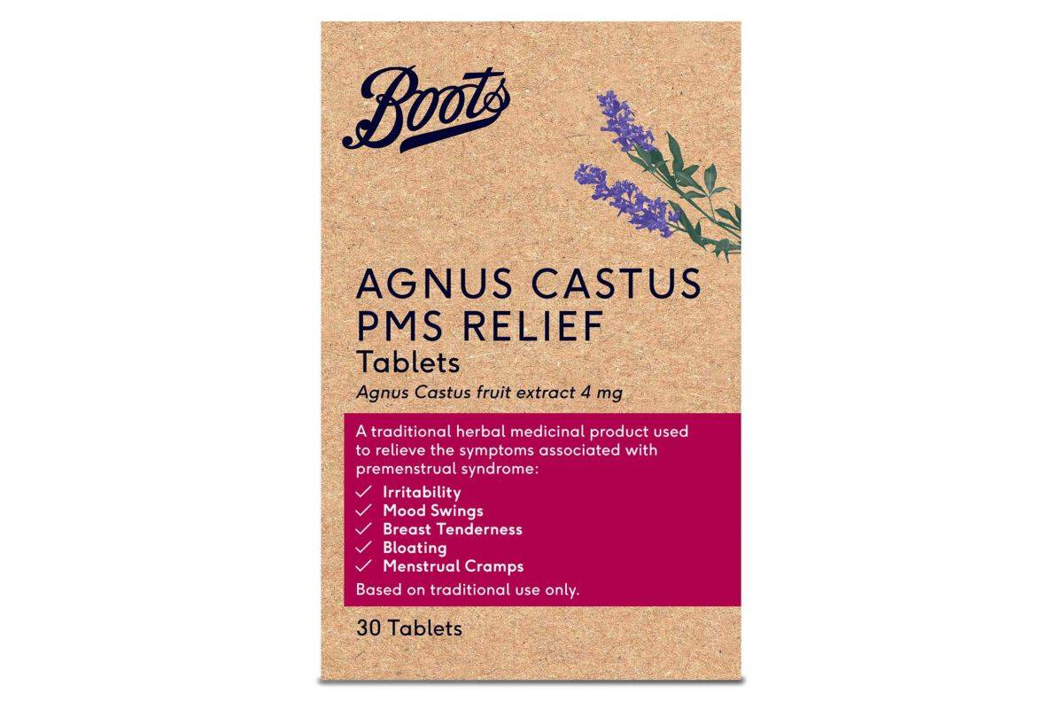 Boots Agnus Castus PMS Relief Tablets