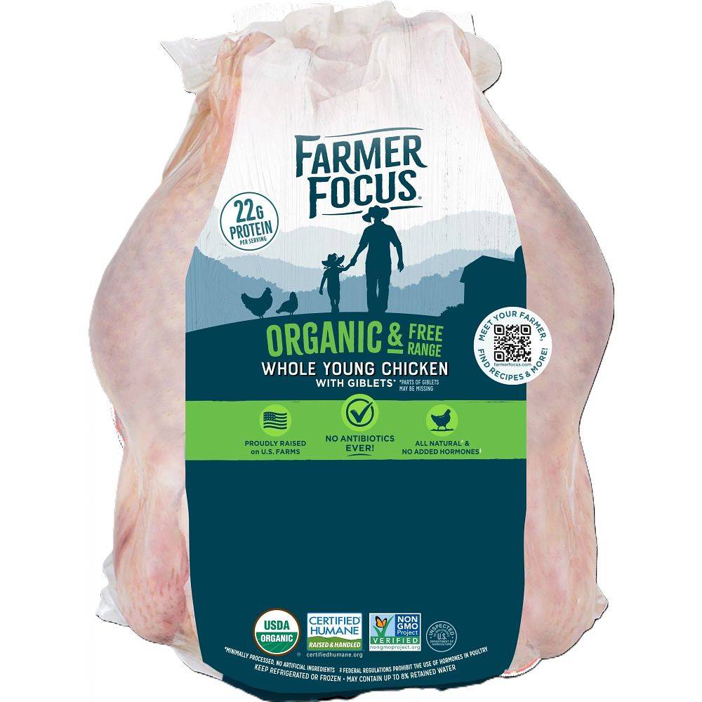 Farmer Focus Organic Whole Chicken Package