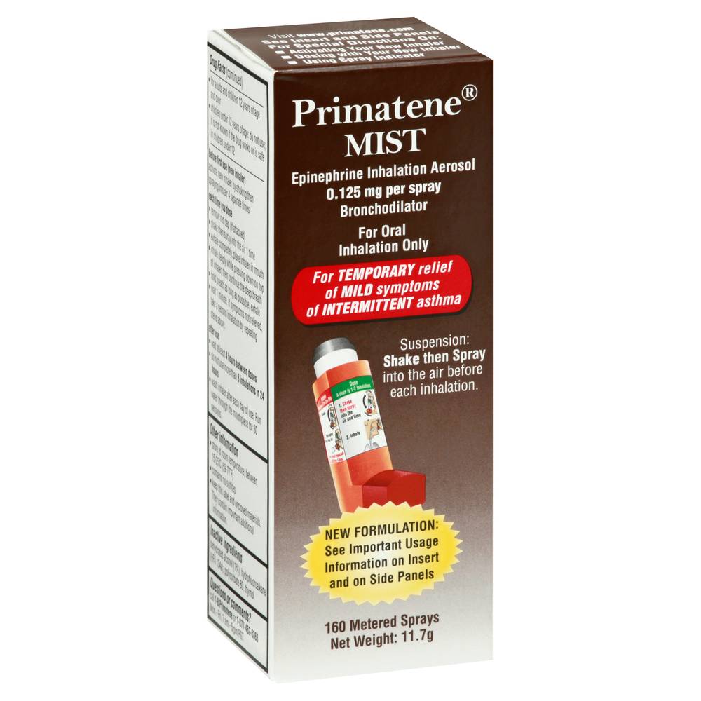 Primatene Mist Bronchodilator Epinephrine Inhalation Aerosol (11.7 g)