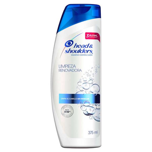 Head & shoulders shampoo limpieza renovadora (botella 375 ml)