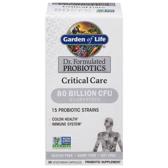 Garden Of Life Critical Care 80 Billion Cfu Probiotics (30 ct)