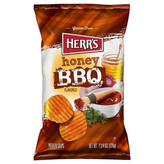 Herr's Honey Bbq Flavored Potato Chips