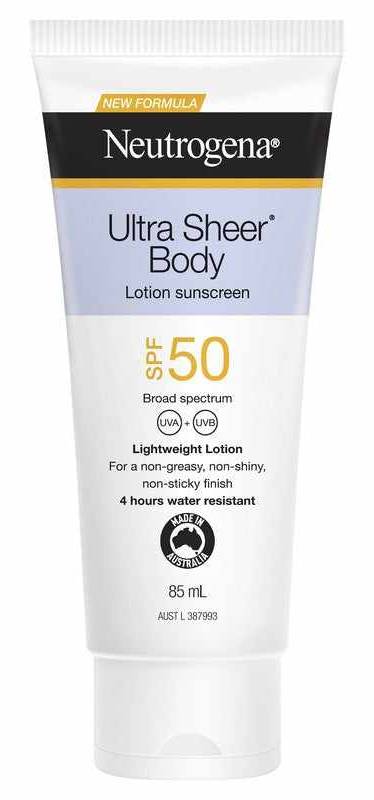 Neutrogena Ultra Sheer Body lotion SPF50 85ml