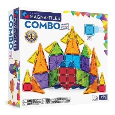 MAGNA-TILES Combo Micro Magnetic Construction Set Toys For Kids 3y+ (20 ct)