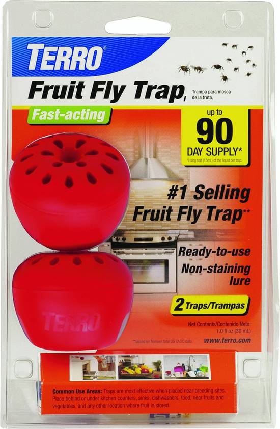 Terro Fast-Acting Fruit Fly Trap (2 ct)