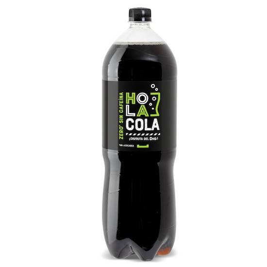 Refresco de cola zero sin cafeína Hola Cola botella 2 l