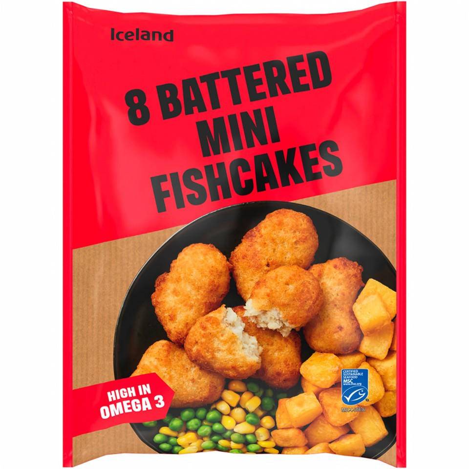 Iceland Battered Mini Fish Cakes