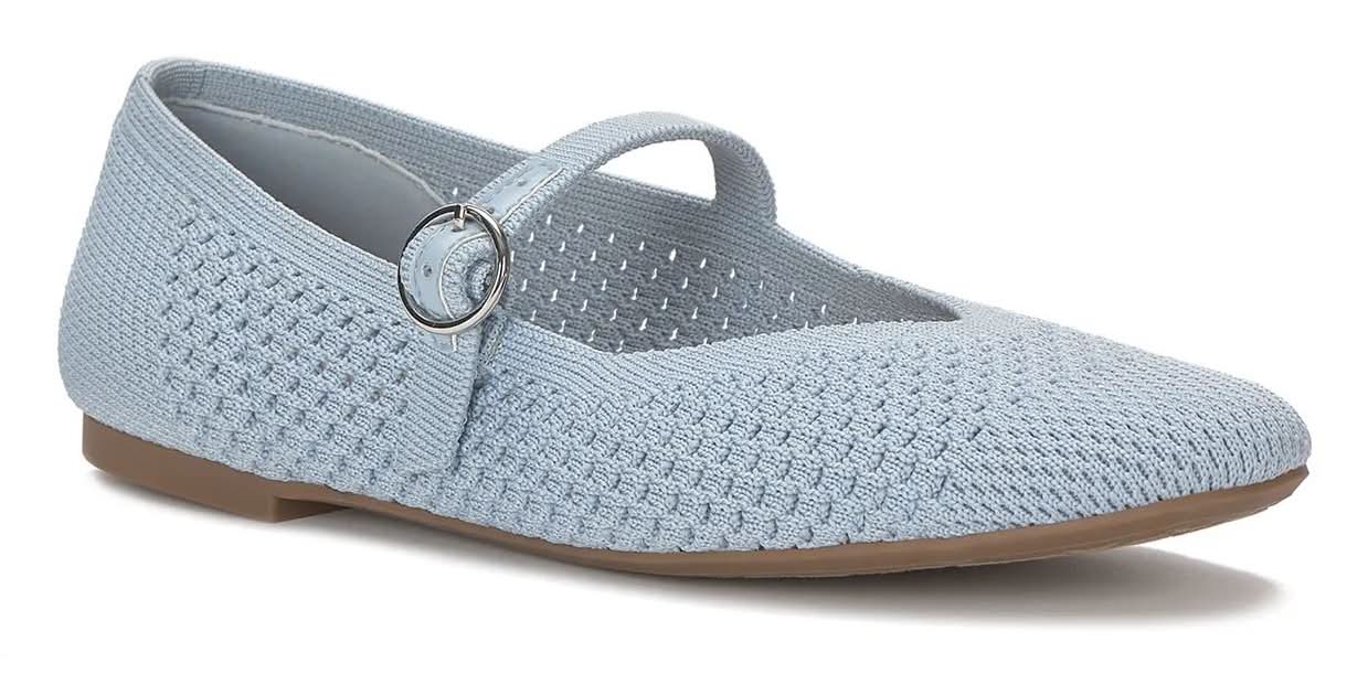 Kelly & Katie Tajah Mary Jane Flat (Light Blue Medium - 8)