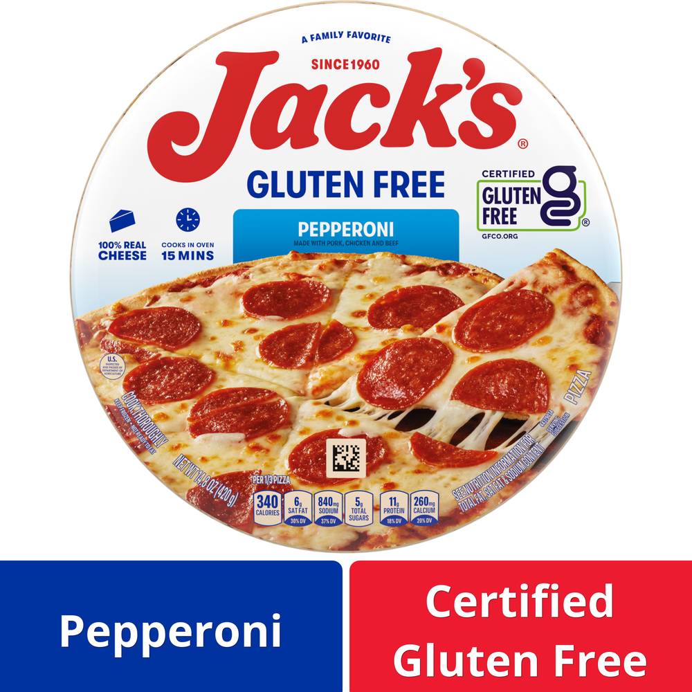 Jack's Gluten Free Crust Pepperoni Frozen Pizza (14.8 oz)