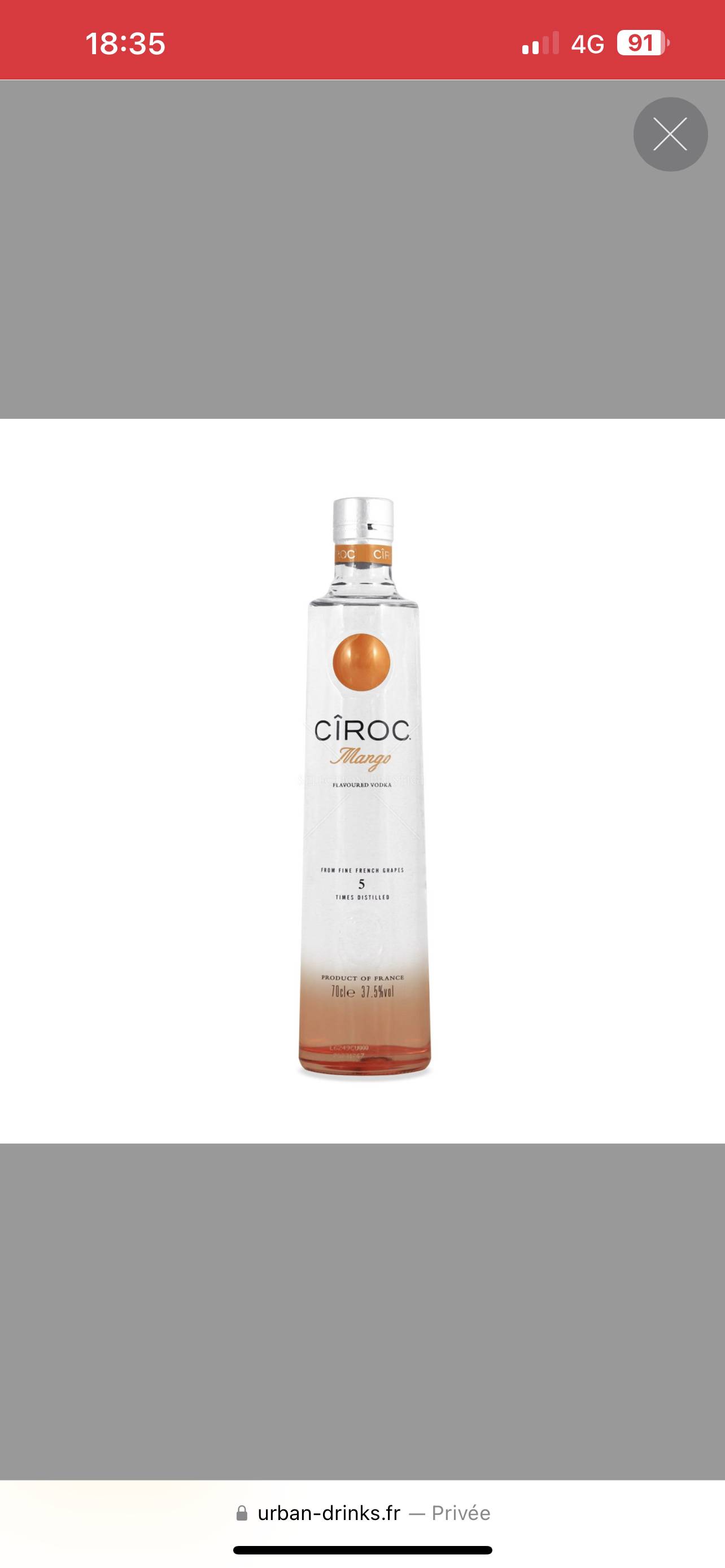 Ciroc mango 🥭