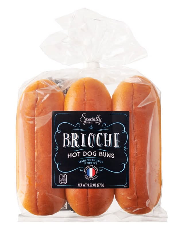 Specially Selected Brioche Hot Dog Buns (9.52 oz)