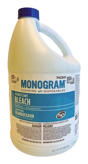 Monogram Disinfectant Liquid Bleach (128 fl oz)