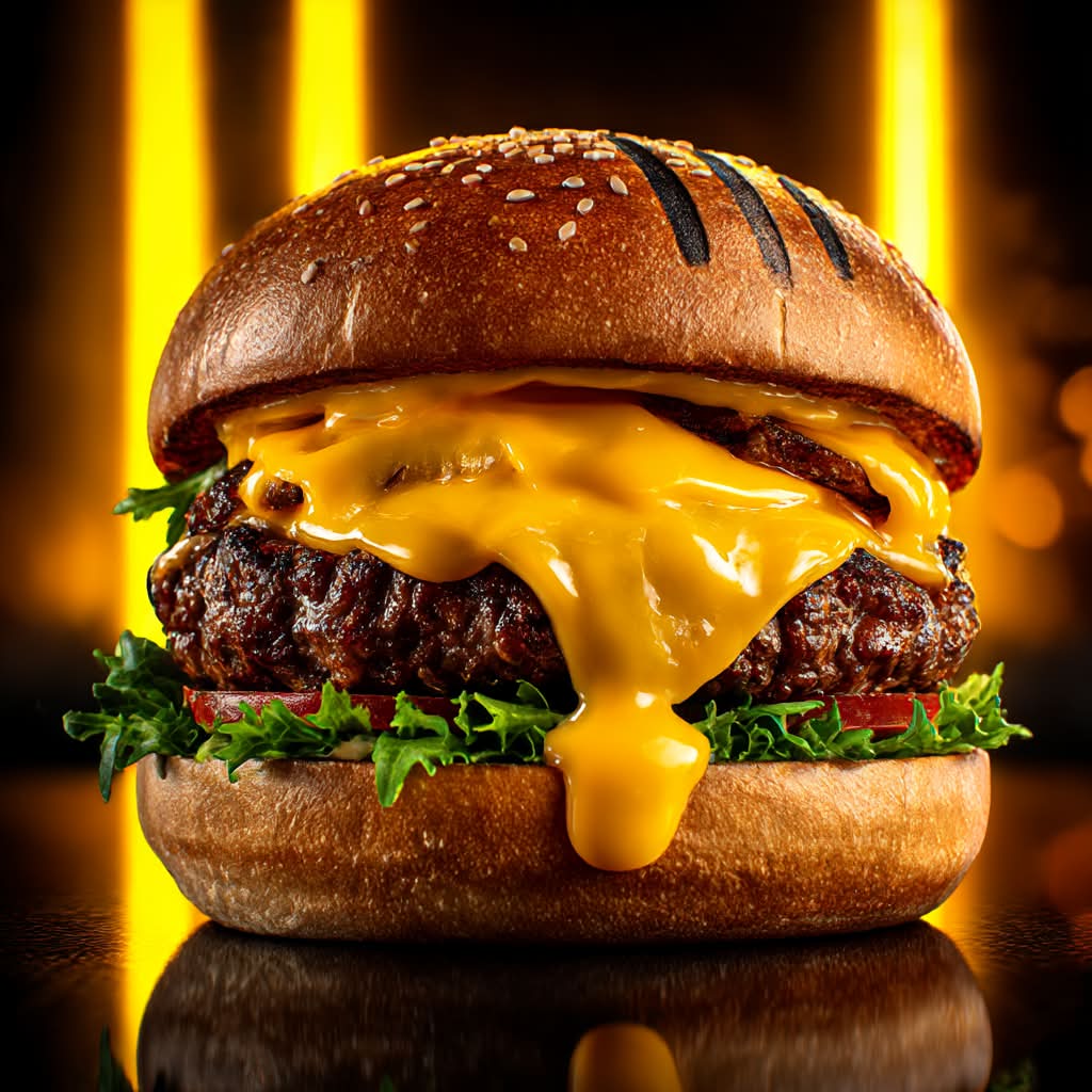 Cheesy burger