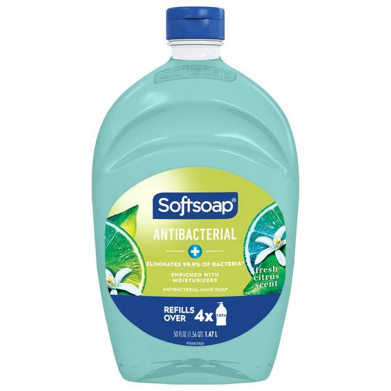 Softsoap Antibacterial Hand Soap With Moisturizers Fresh Citrus