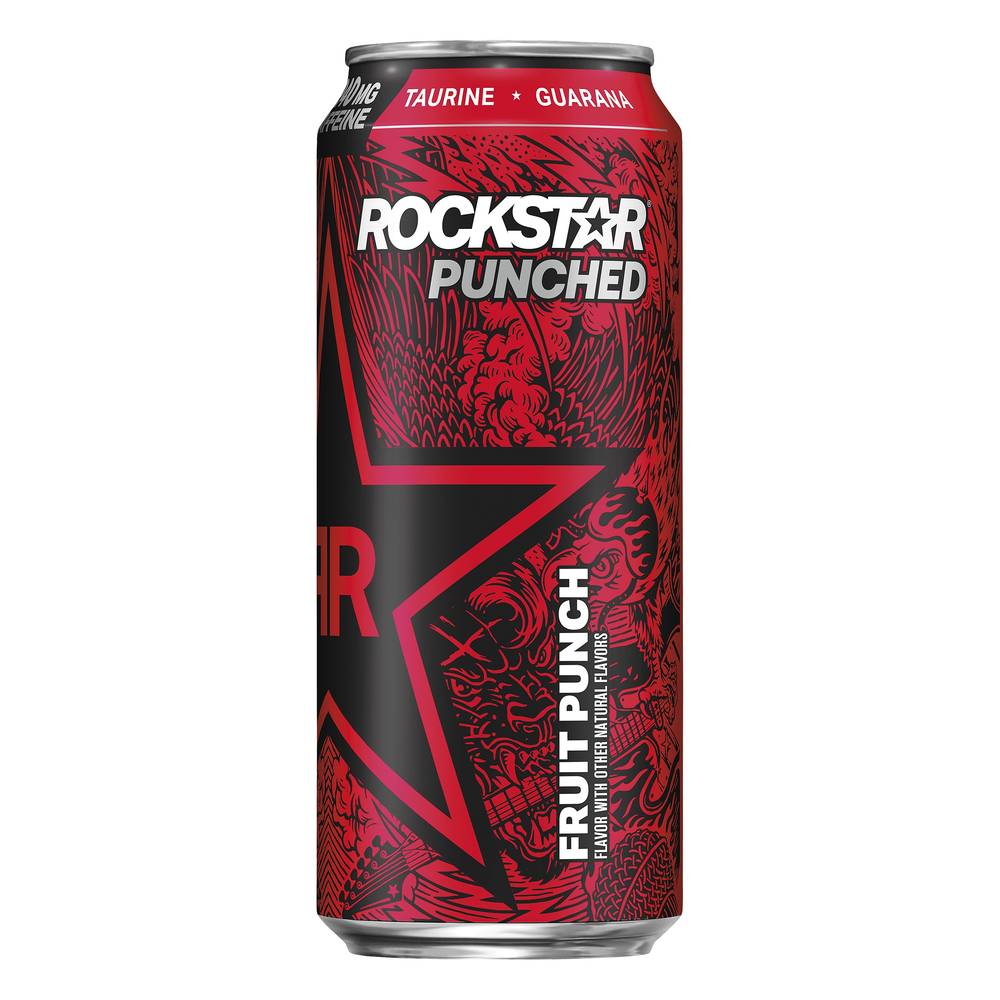 Rockstar Energy Drink, Fruit Punch (16 fl oz)