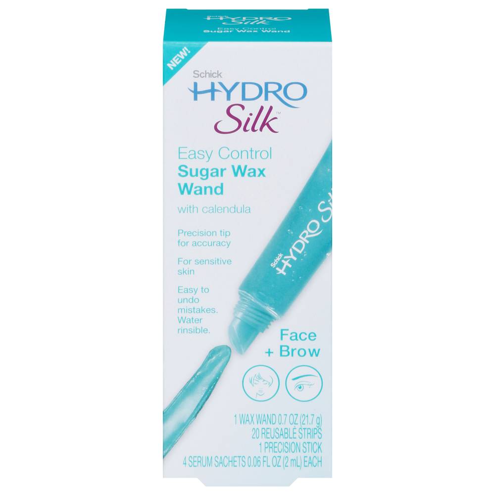 Schick Hydro Silk Easy Control Sugar Wax Wand Face + Brow (0.06 fl oz)