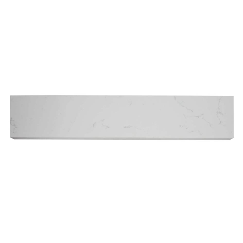 allen + roth Natural Carrara marble 4-in H x 21-in L White Natural Marble Bathroom Side Splash | 261415