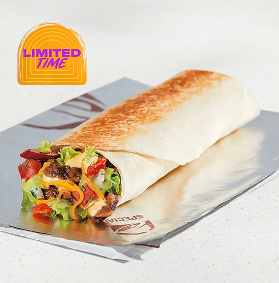 Chipotle Ranch Grilled Steak Burrito