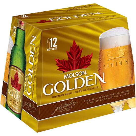Molson Golden Premium Beer (12 ct, 12 fl oz)