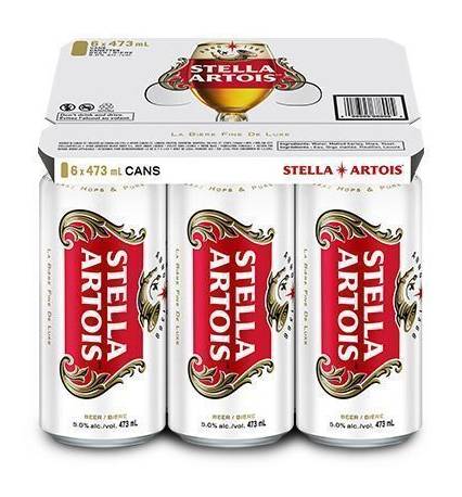 Stella Artois Original Beer (6 x 473 ml)