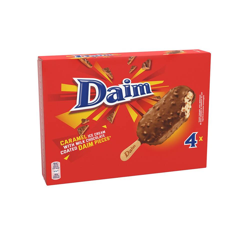 Daim - Glace bâtonnet caramel (258g)