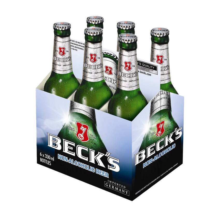 Becks Non Alcoholic 0.0  (6 Bottles, 330ml)