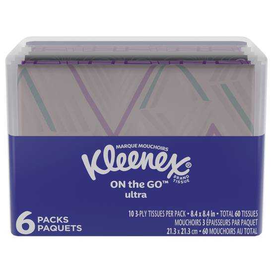 Kleenex Slim Wallet Facial Tissues Travel Size (60 ct)