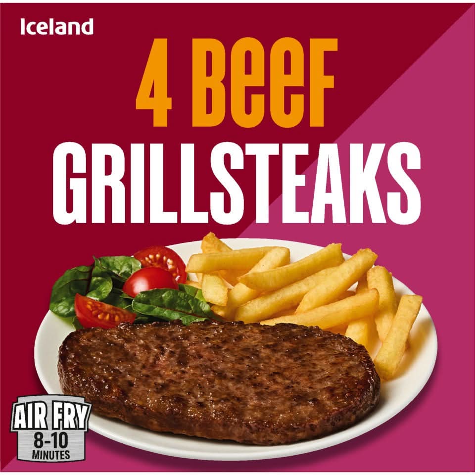 Iceland Beef Grill Steaks (4 pack)
