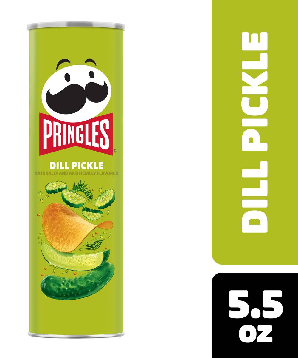 Pringles Potato Chips, Dill Pickle (5.5 oz)