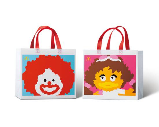麥當勞叔叔與大鳥姊姊購物袋(乙個) | R&F Eco Bag (Ronald/Birdie)