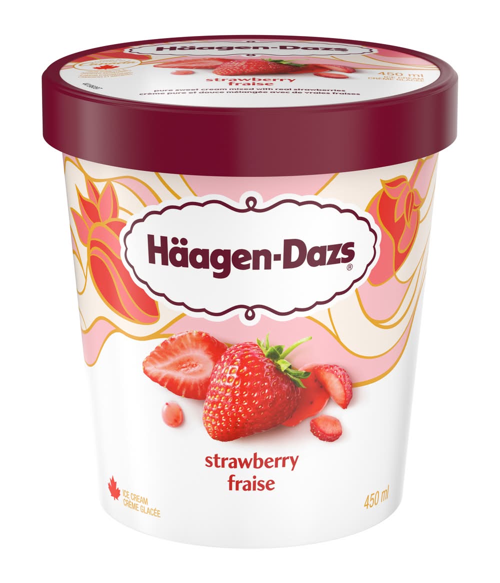 Häagen-Dazs Ice Cream, Strawberry (450 ml)