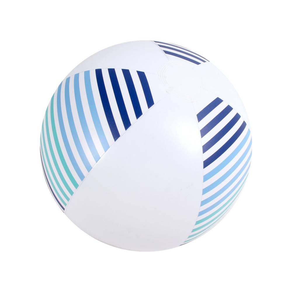 Sun & Sky Beach Ball, Stripe Print, 20 In